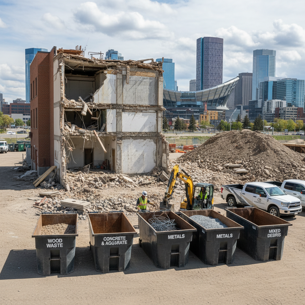 Managing Waste Material at Calgary Construction and Demolition Sites: NBC 8.2.5 Requirements Explained