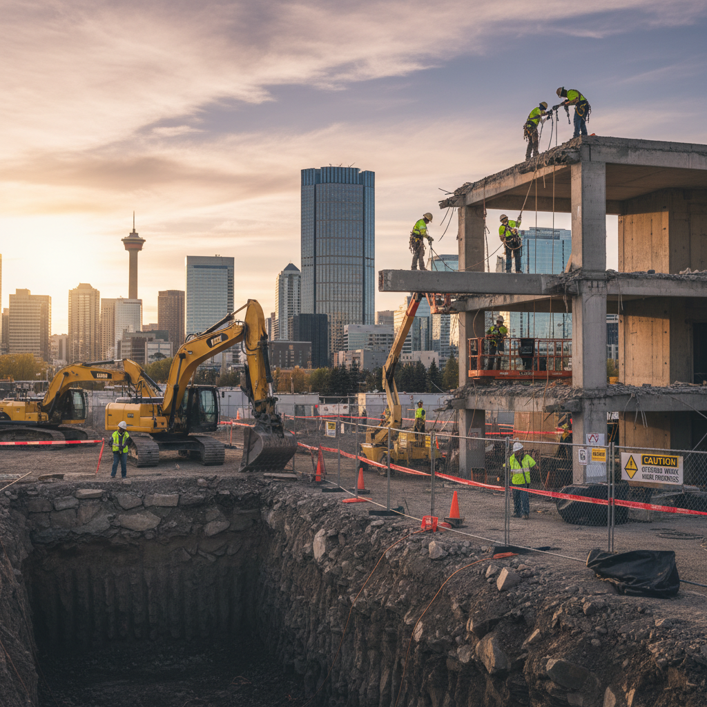 Ensuring Safety During Overhead Construction Activities in Calgary: Navigating NBC 8.2.3.2
