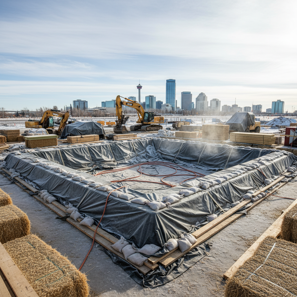 Protecting Excavations from Freezing: Essential Measures for Calgary Construction Sites (NBC 9.12.1.3)