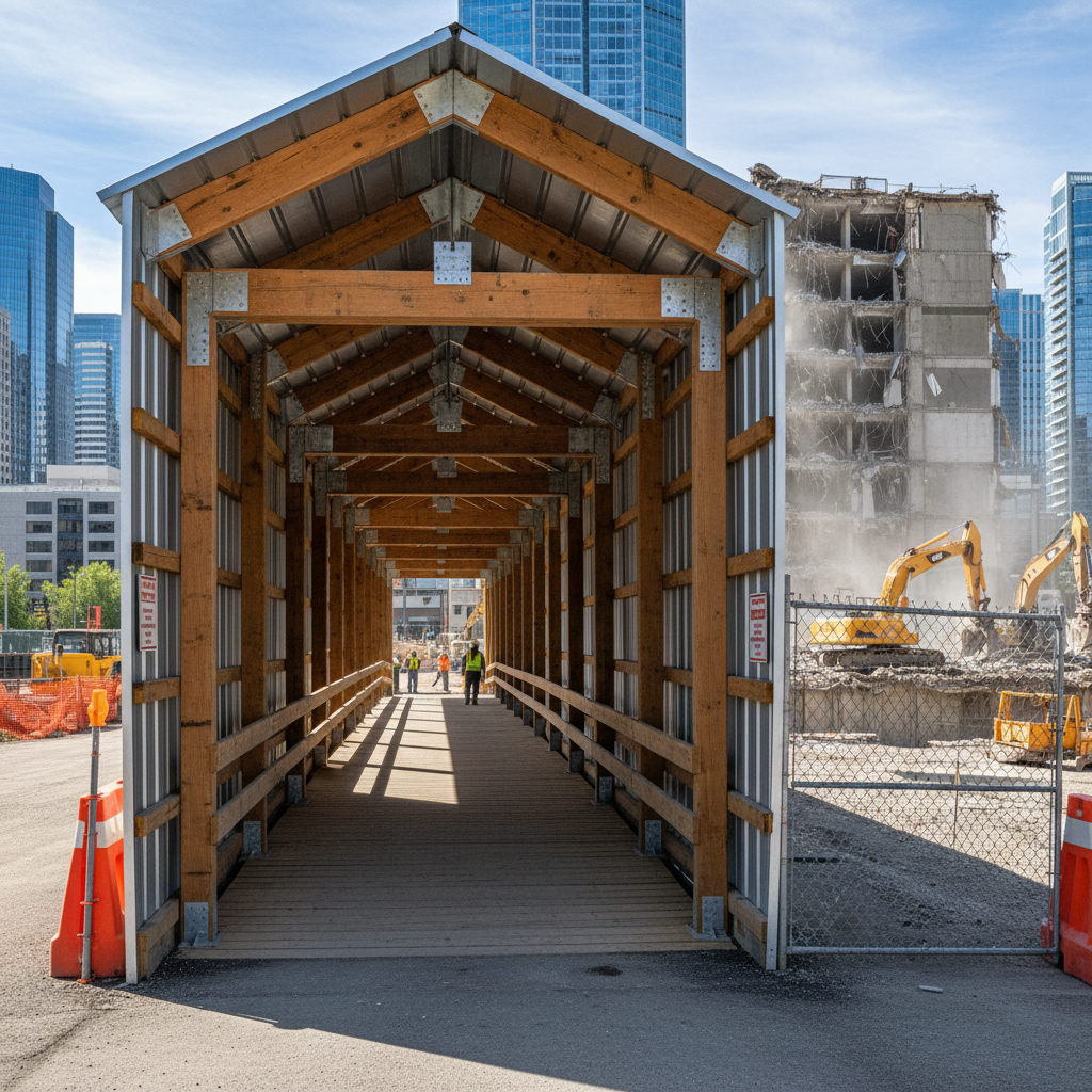 Ensuring Public Safety with Covered Ways During Construction and Demolition in Calgary