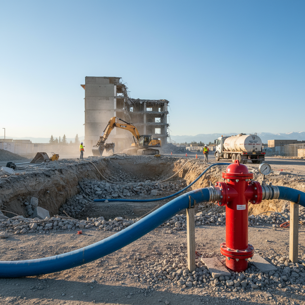 Ensuring Safe Water Supply for Firefighting at Calgary Construction Sites: Navigating NBC 3.2.5.7, 3.2.5.9, and 3.2.7.9