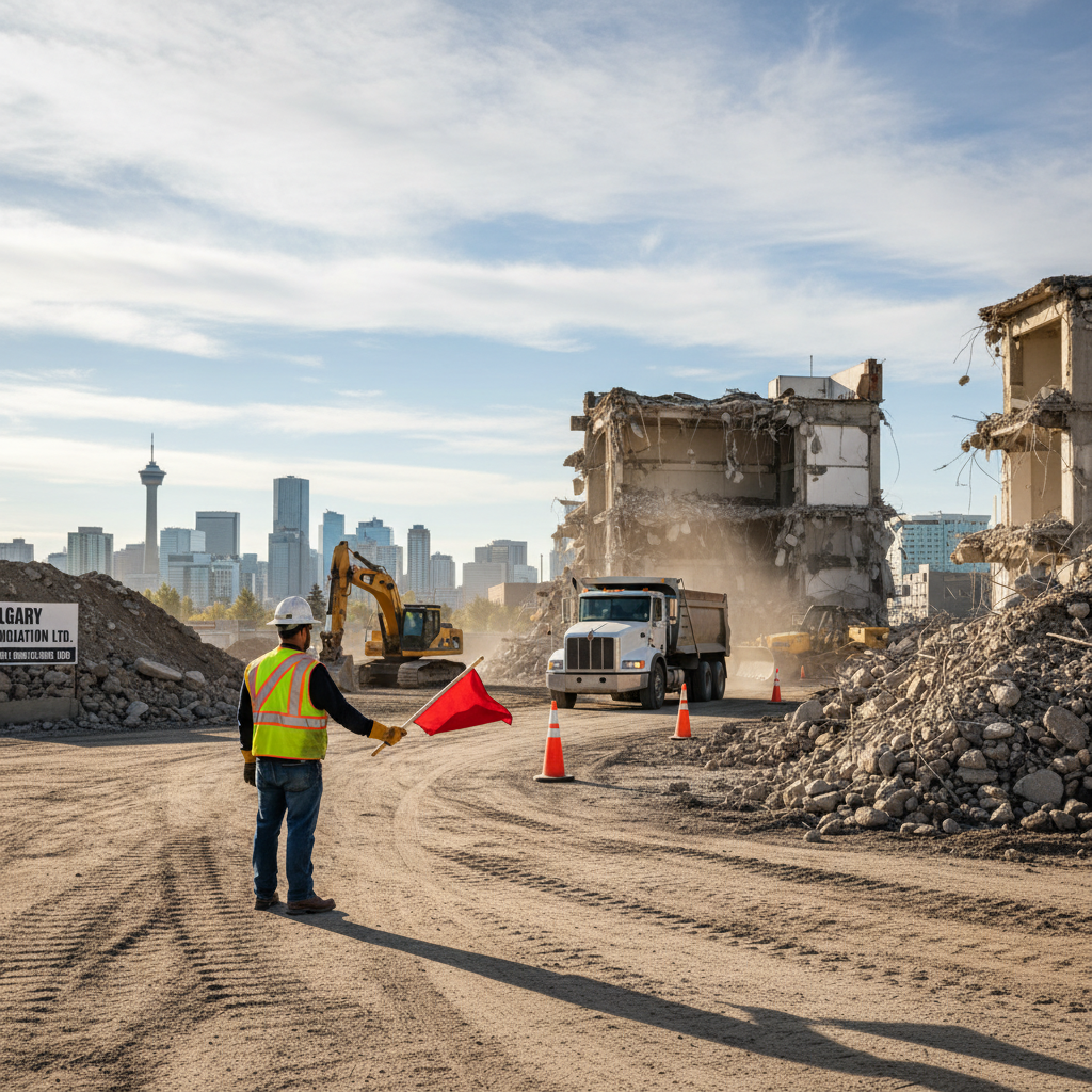Complying with NBC 8.2.4.2: Safe and Legal Use of Flags for Traffic Control at Calgary Construction Sites