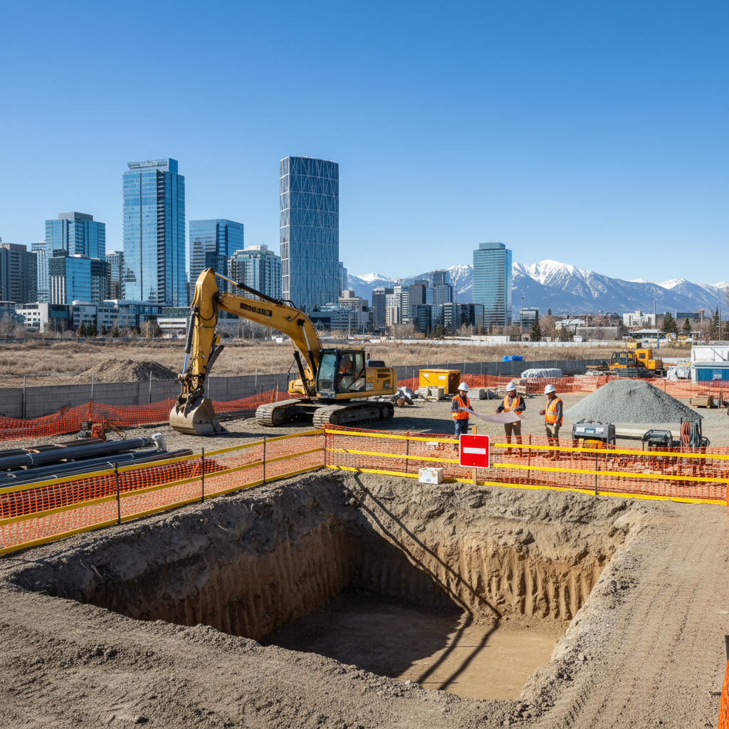 Prioritizing Safe Material and Equipment Placement Near Calgary Excavations: Interpreting NBC 8.2.5.2 and City Regulations