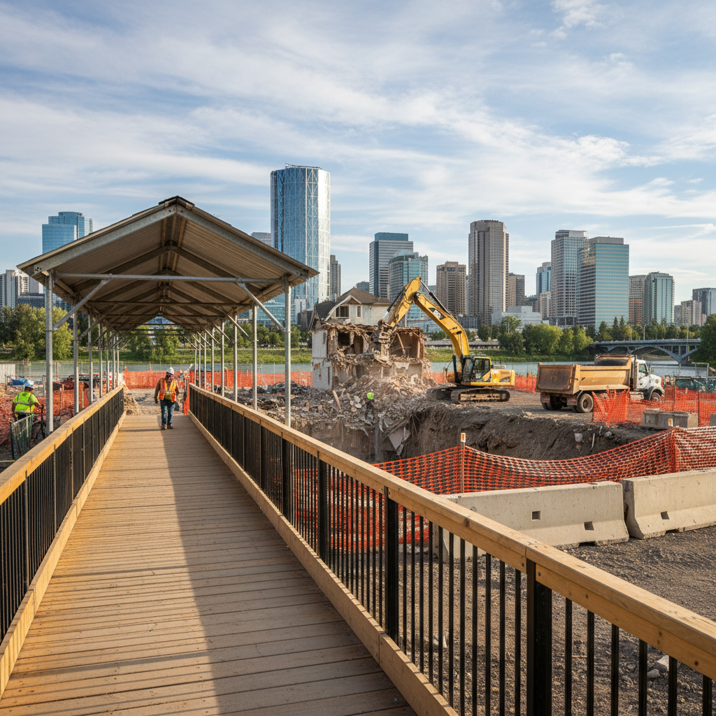 Ensuring Safe Passage Past Calgary Construction & Demolition Sites: NBC 8.2.3.1 Requirements for Owners and Builders