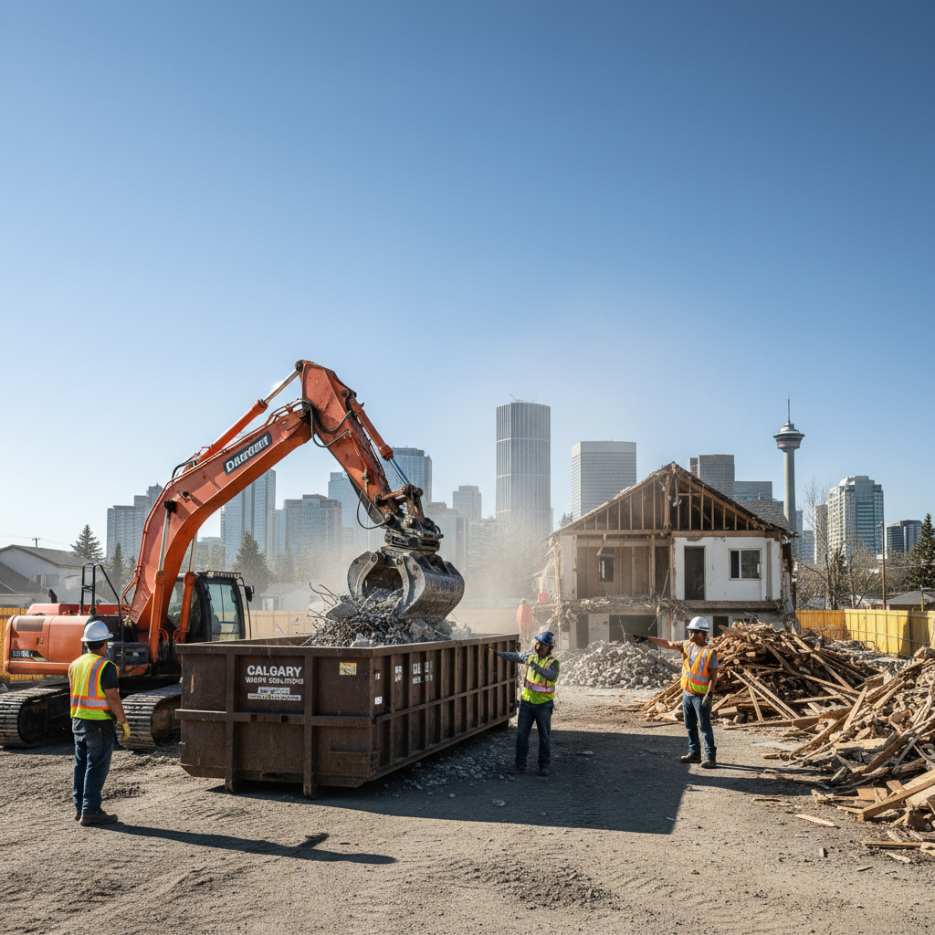 Ensuring Safe Waste Material Removal: Navigating NBC 8.2.5.2 at Calgary Demo and Excavation Sites