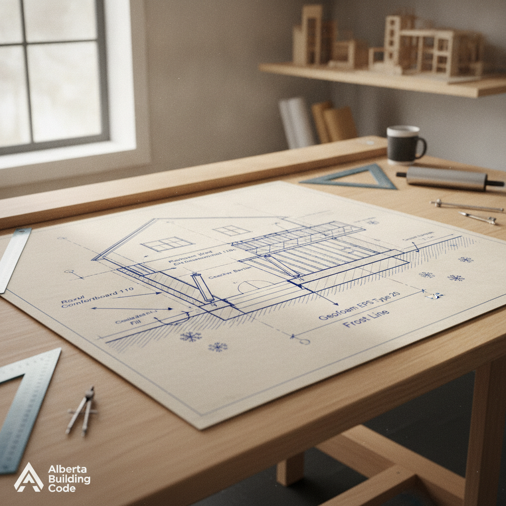 Drafting Code-Compliant Frost-Protected Foundations for Attached Porches in Alberta