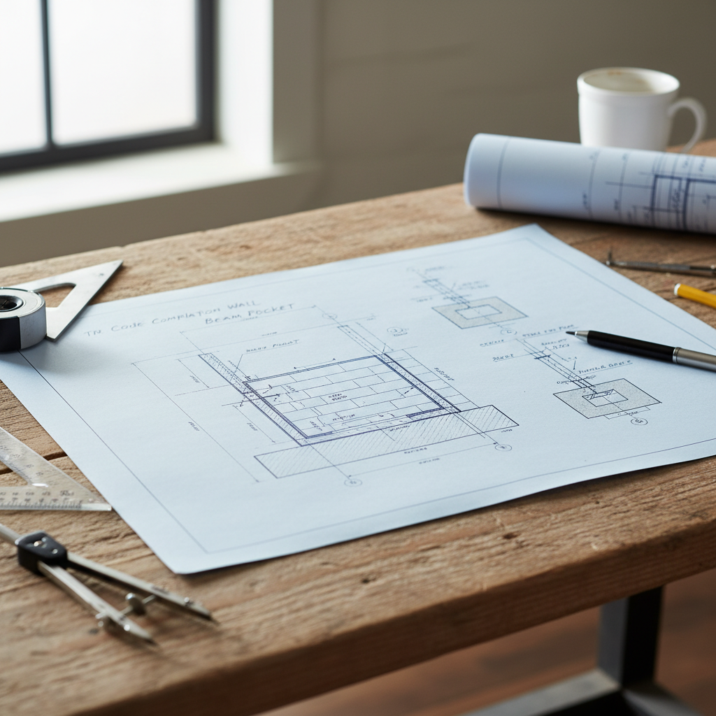 Drafting Beam Pockets & Bearing Connections for Code-Compliant Alberta Foundations
