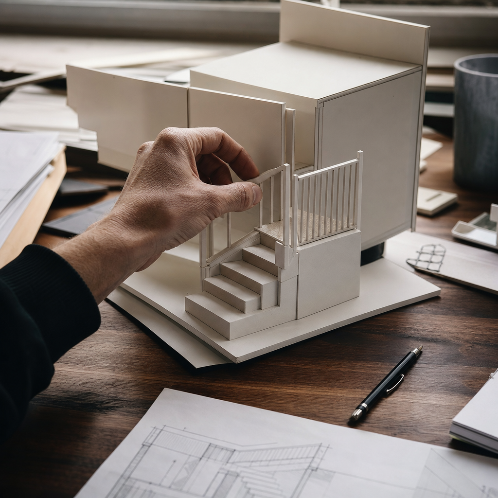 Detailing Code-Compliant Guardrail and Handrail Connections to Exterior Concrete Steps: Alberta Permit Plan Best Practices