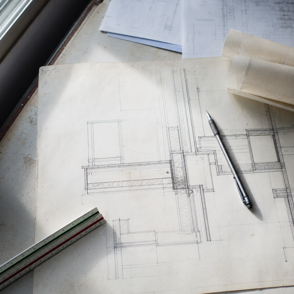 Detailing Thermal Breaks for Structurally Attached Concrete Balconies in Alberta Homes: A Drawing and Construction Perspective