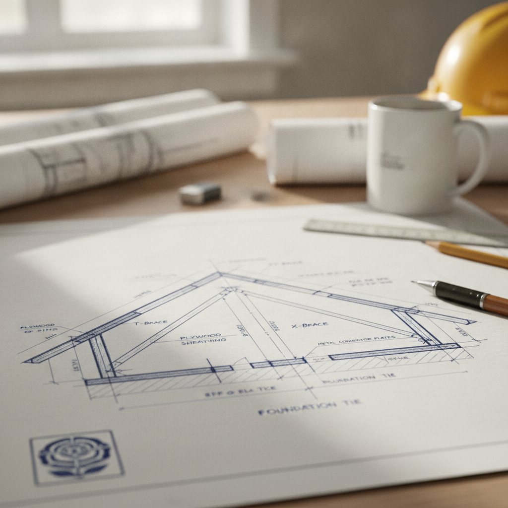 Drafting Code-Compliant Bracing Details for Wood Frame Gable End Walls in Alberta