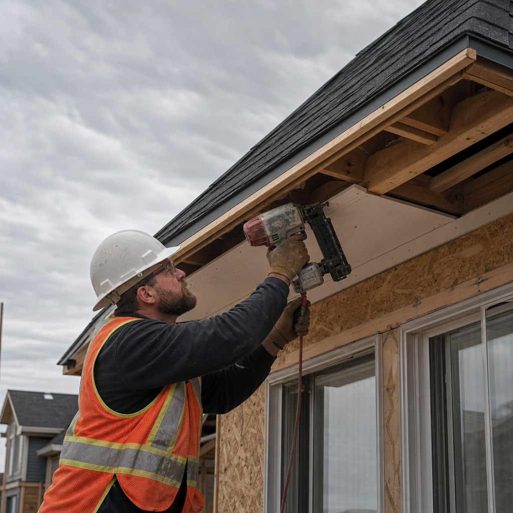 Code-Compliant Fascia & Soffit Wind Attachment: Drawing Details for Alberta Homes