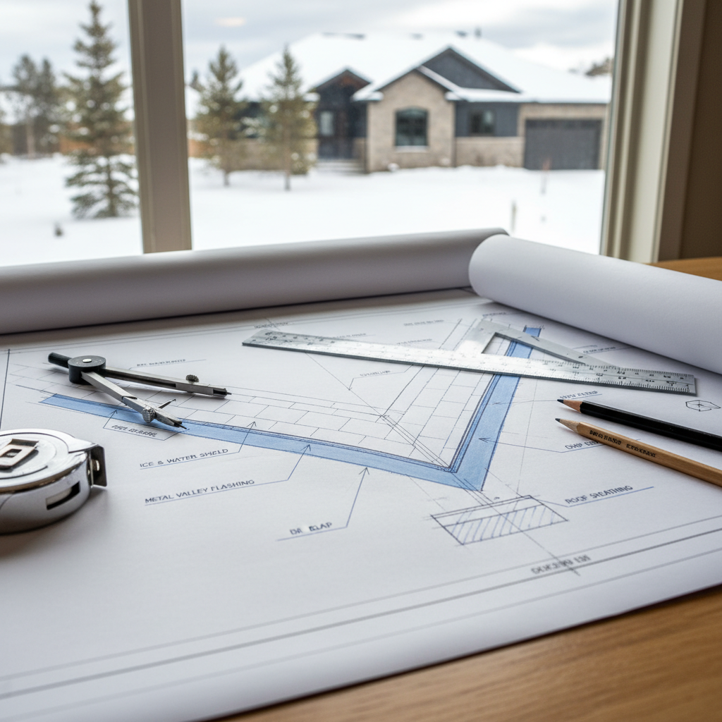 Drafting Code-Compliant Flashing Details for Roof Valleys in Alberta Homes