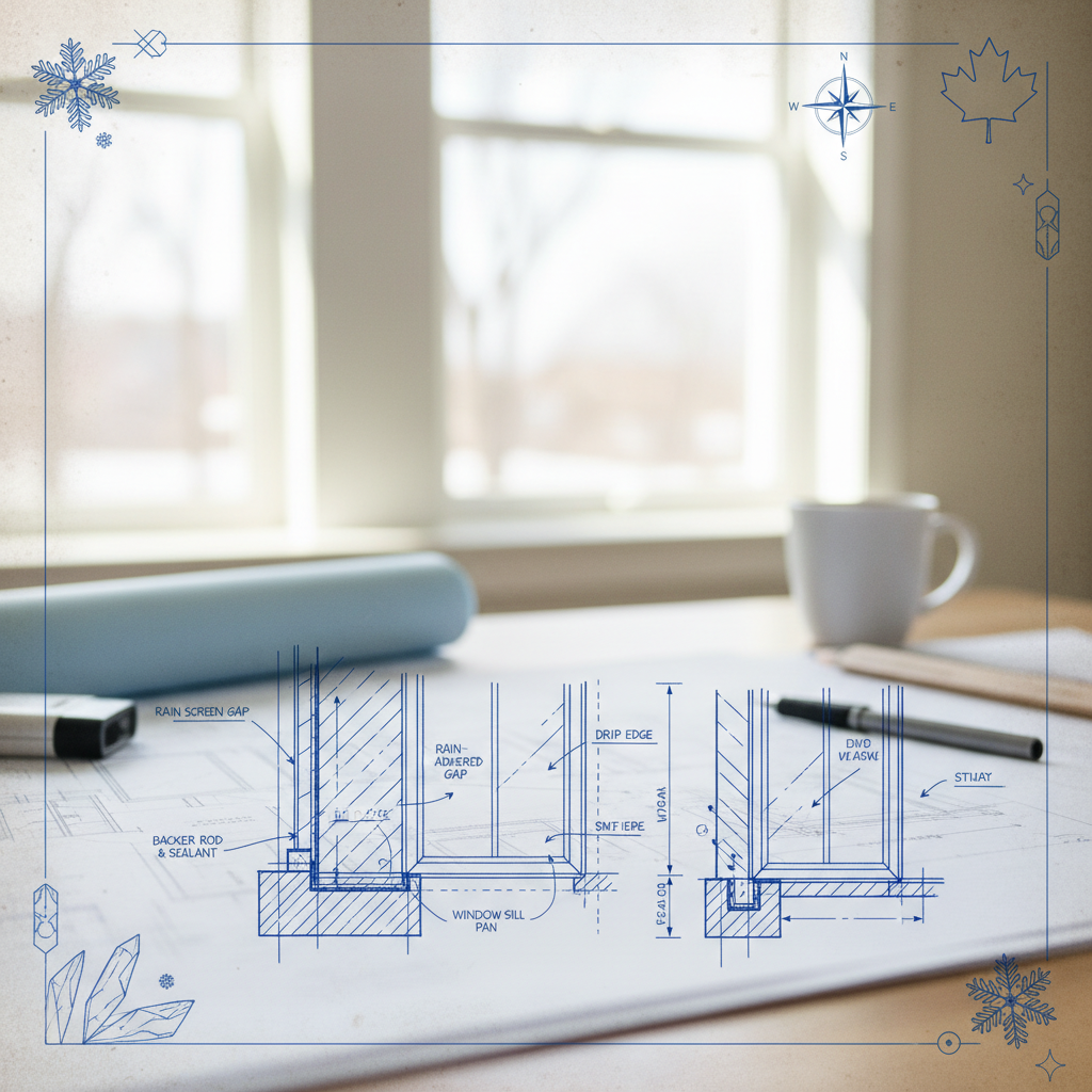Drafting Code-Compliant Window and Door Flashing for Alberta Climates
