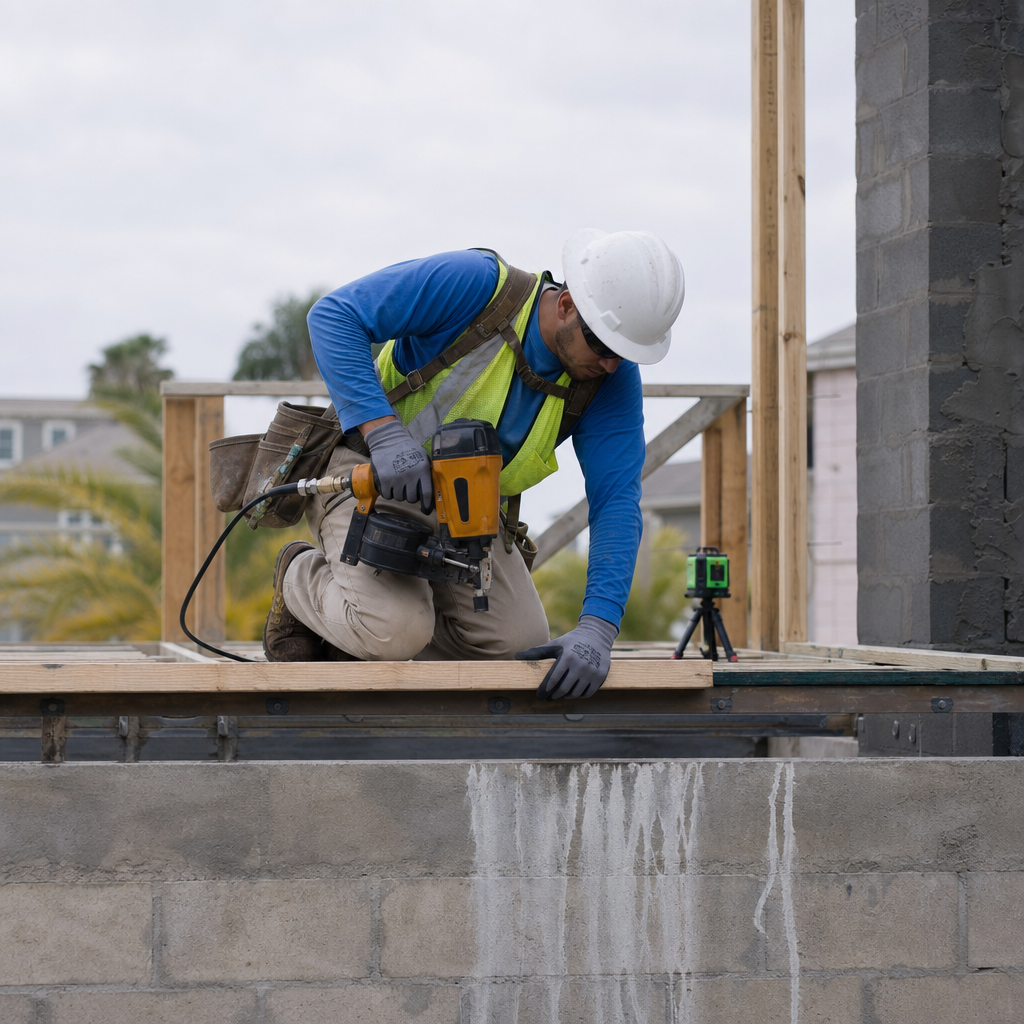 Drafting Plans for Elevated Mechanical & Electrical Equipment in Orlando, FL Flood Zones