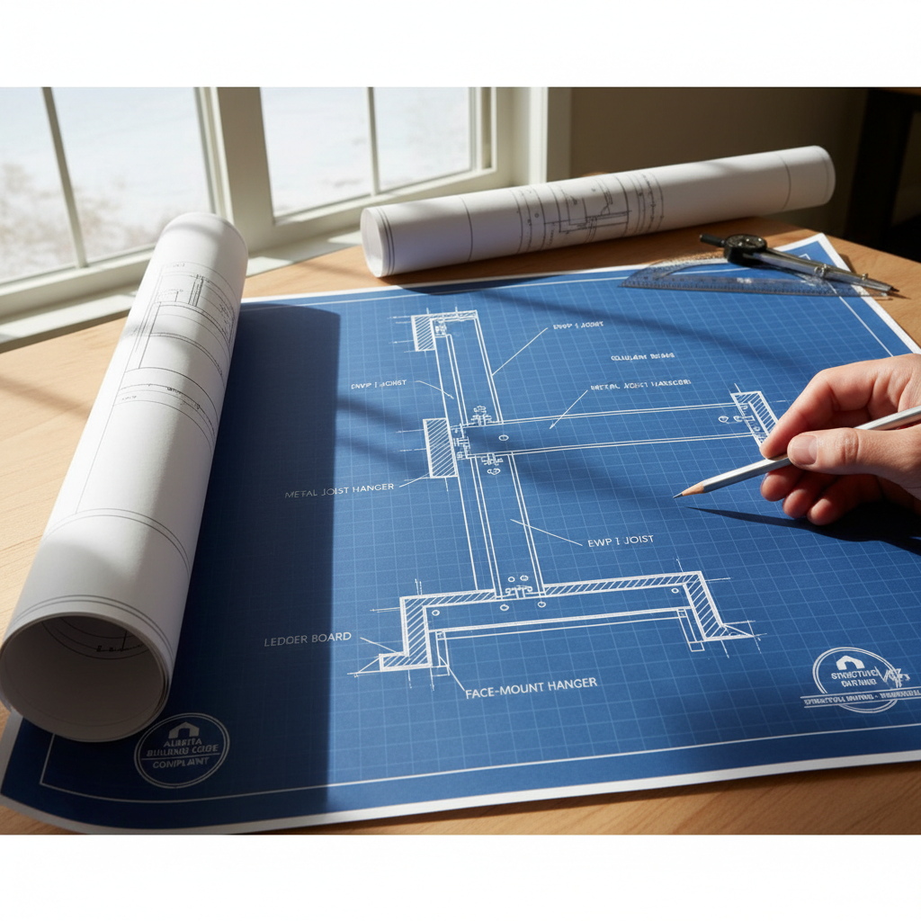 Drafting Code-Compliant Engineered Wood Product (EWP) Connections for Beams and Joists in Alberta