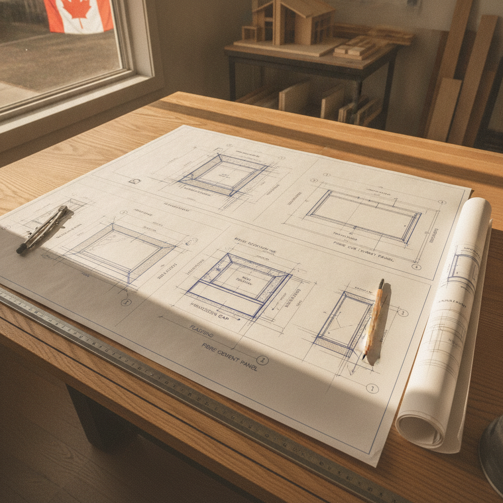 Drafting Code-Compliant Fibre Cement Siding Details for Alberta Homes