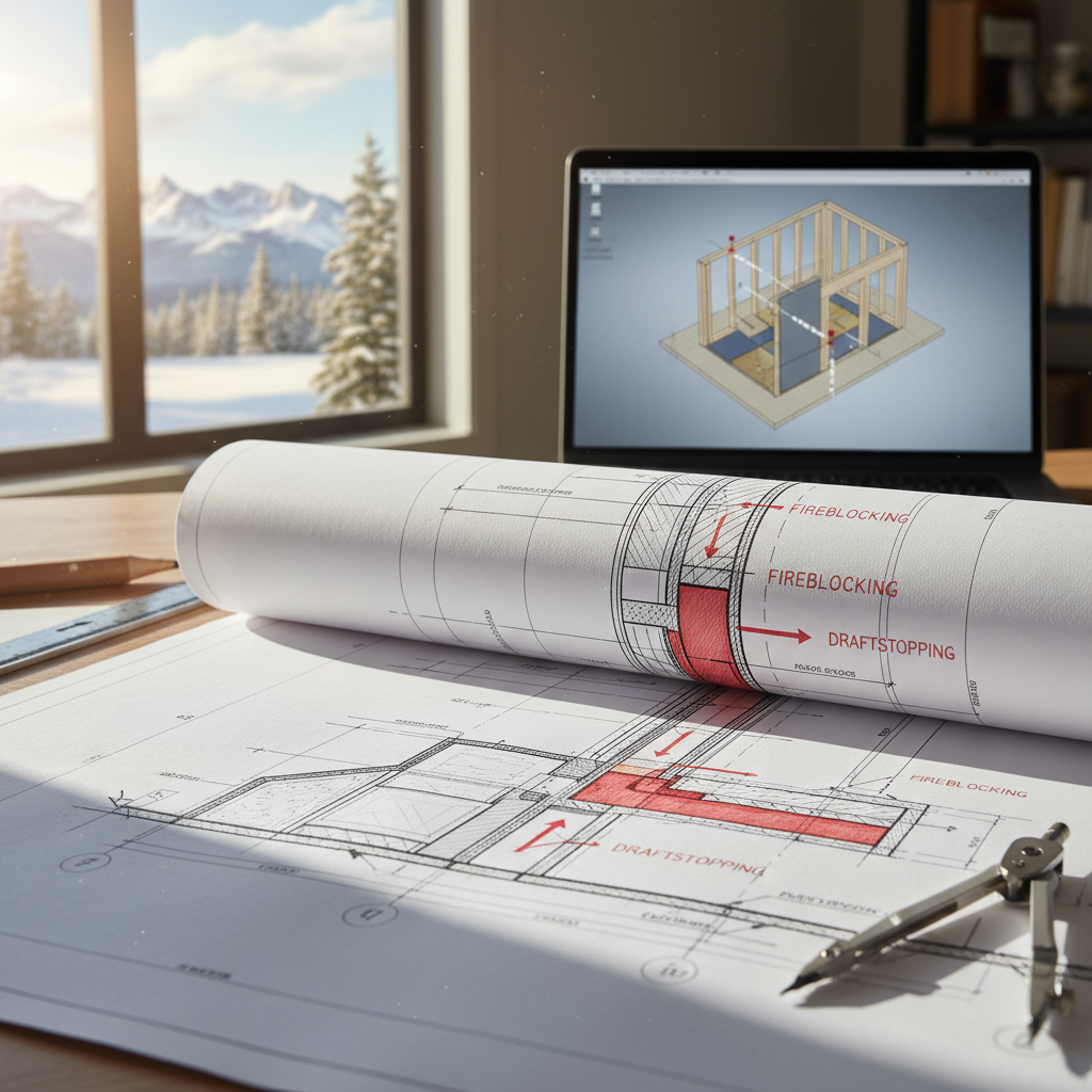 Drafting Code-Compliant Fireblocking and Draftstopping in Alberta Homes