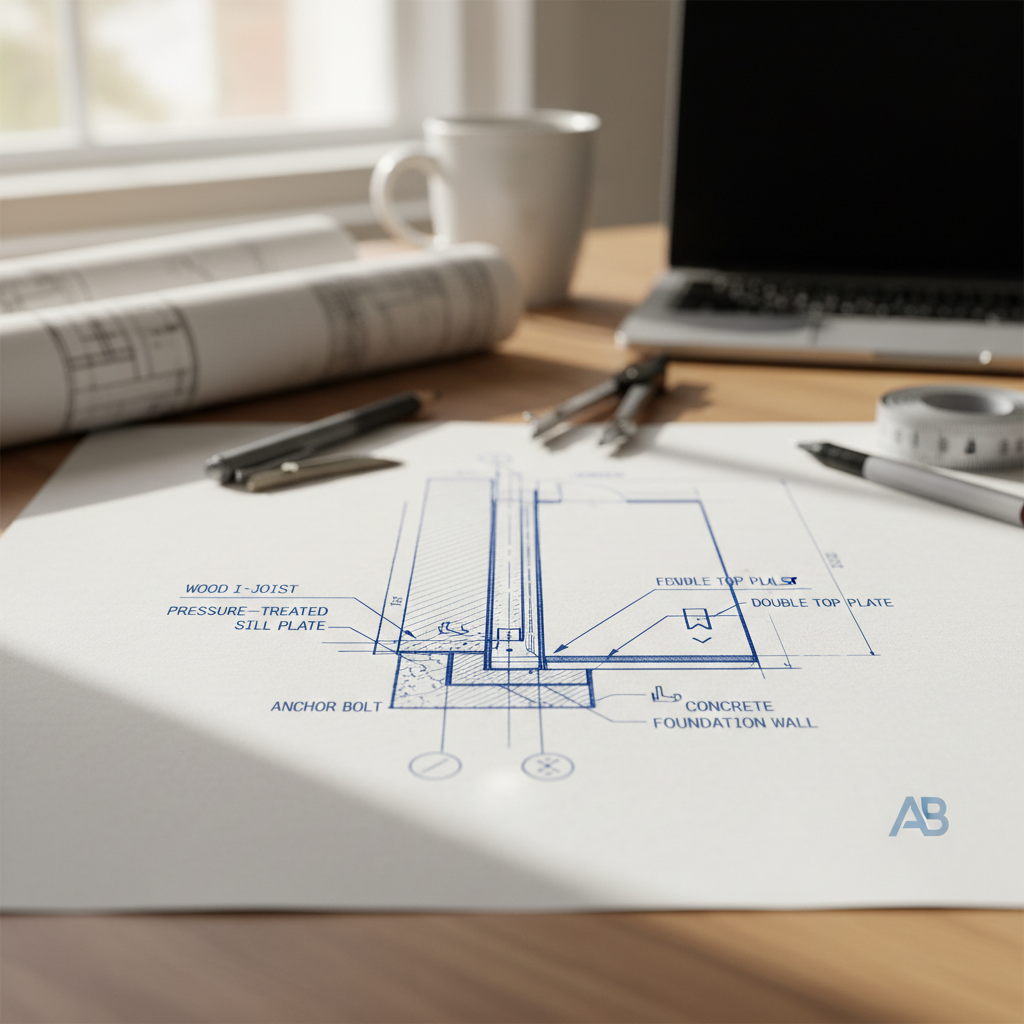 Drafting Code-Compliant Floor-to-Wall Framing Connections in Alberta Homes