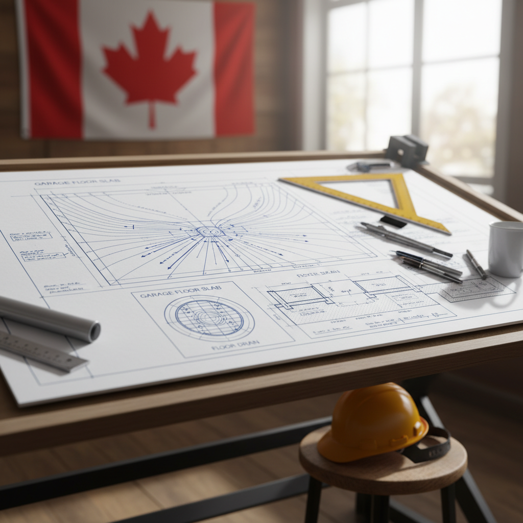 Best Practices for Drafting Garage Floor Slab Slopes & Drainage in Alberta (2024)