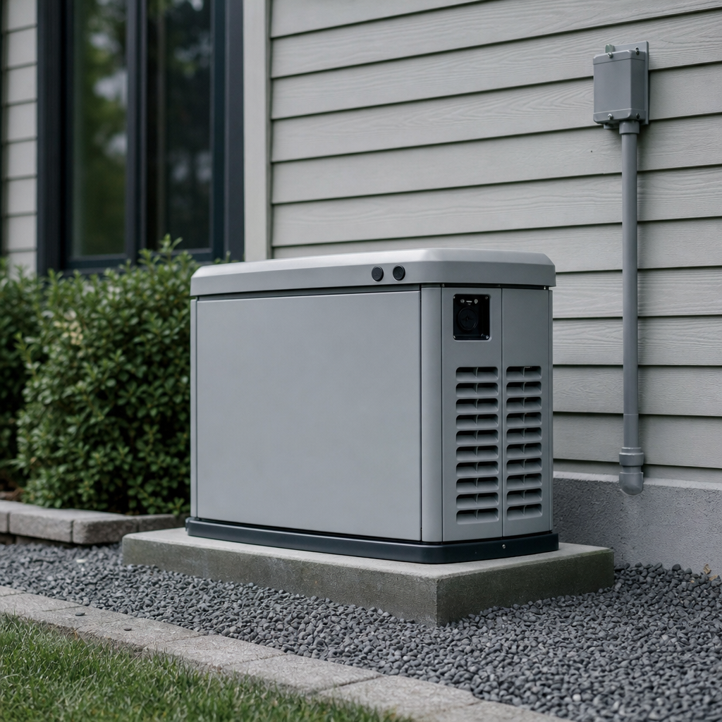 Standby Generator Placement & Plan Sheet Detailing for Houston Residential Permits