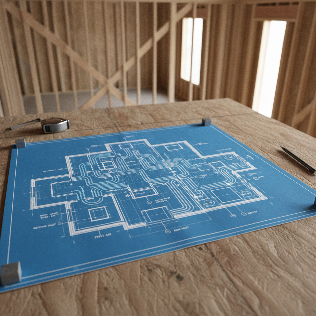 Drafting Framing Coordination for HRV/ERV Ductwork in Alberta Homes