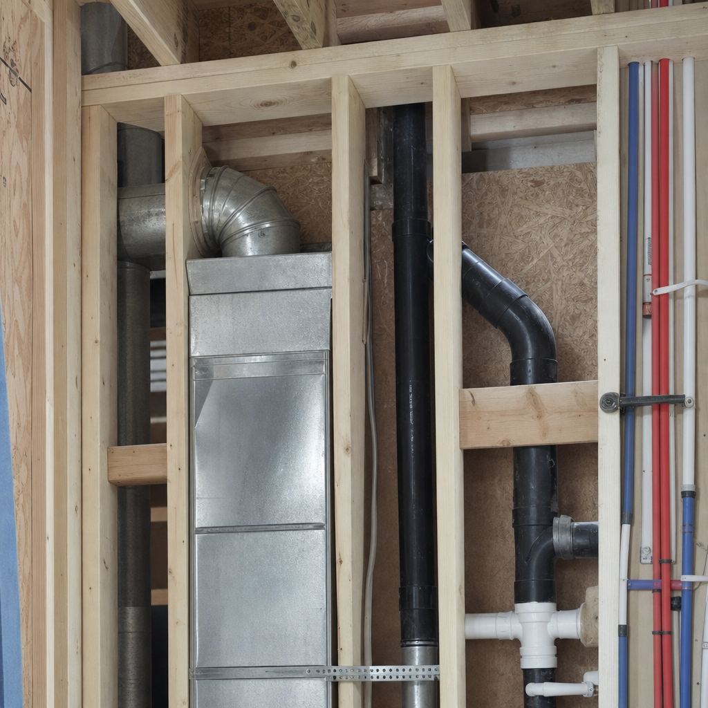 Drafting Strategies for Coordinating Large Ductwork and Plumbing Runs in Alberta Homes