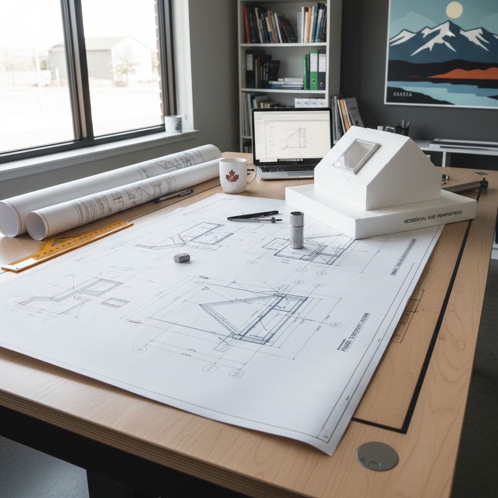 Drafting Code-Compliant Curb Details for Skylights and Roof Penetrations in Alberta