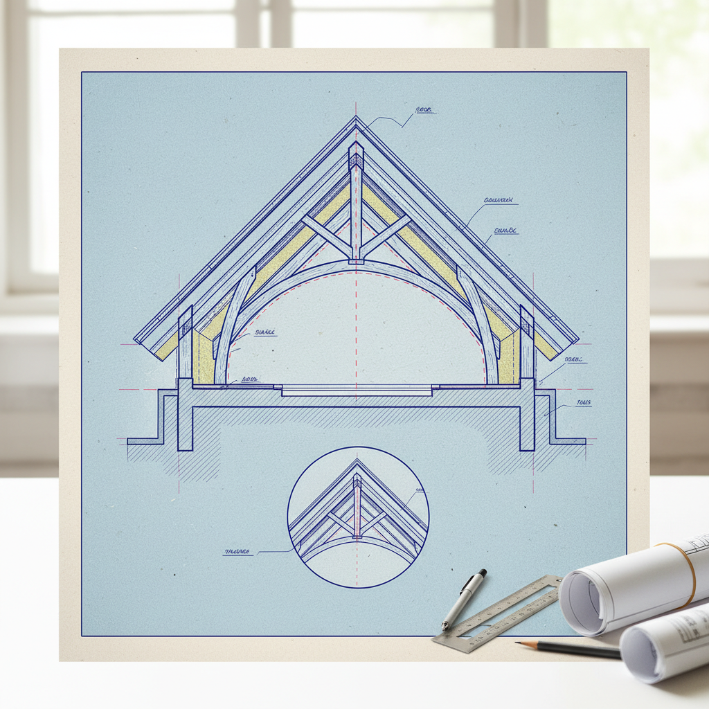 Drafting Code-Compliant Unvented Vaulted Ceiling Details in Alberta Homes