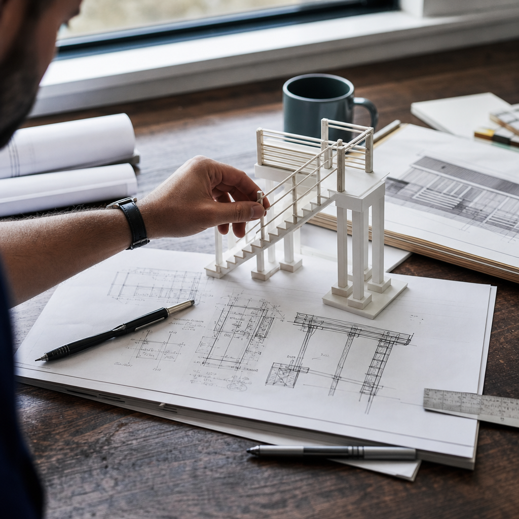 Drafting Wind-Resistant Exterior Stair and Deck Anchorage Details for Orlando, FL Residential Permit Plans