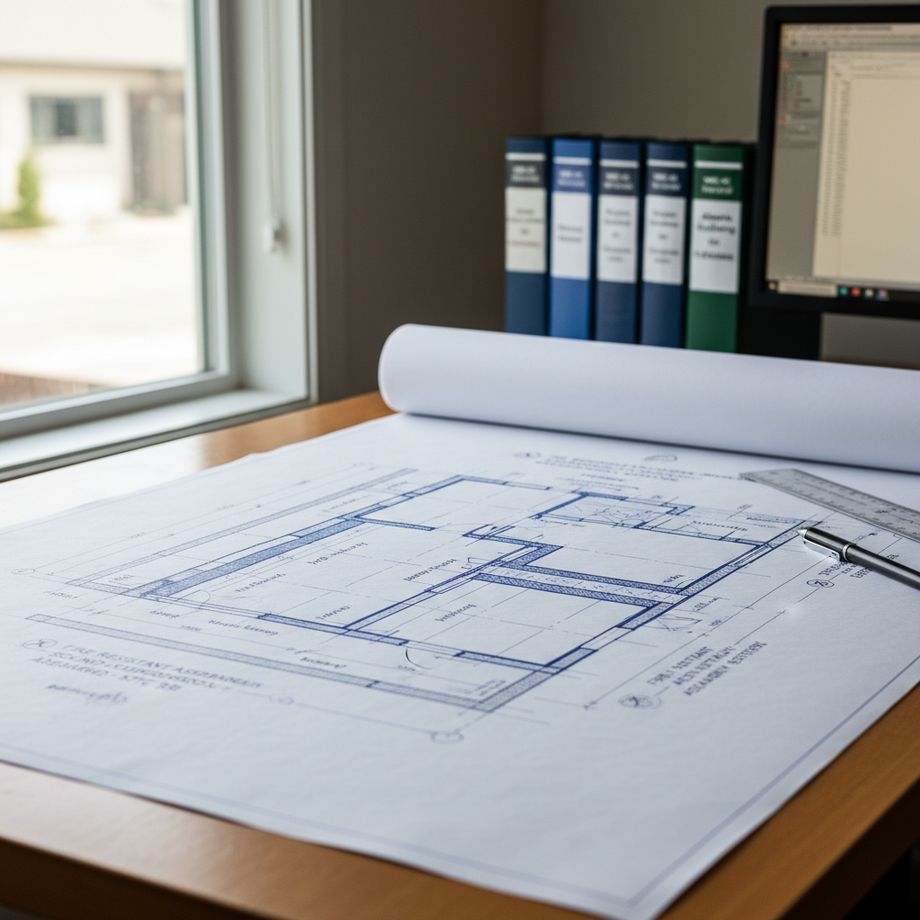 Drafting Fire and Sound Separation Details for Secondary Suites in Alberta
