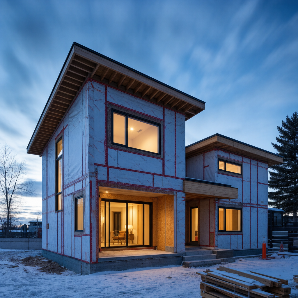 Advanced Detailing of Insulation and Air Sealing at Window and Door Rough Openings in Alberta Homes: Technical CAD Strategies, Code Calls, and Field Solutions