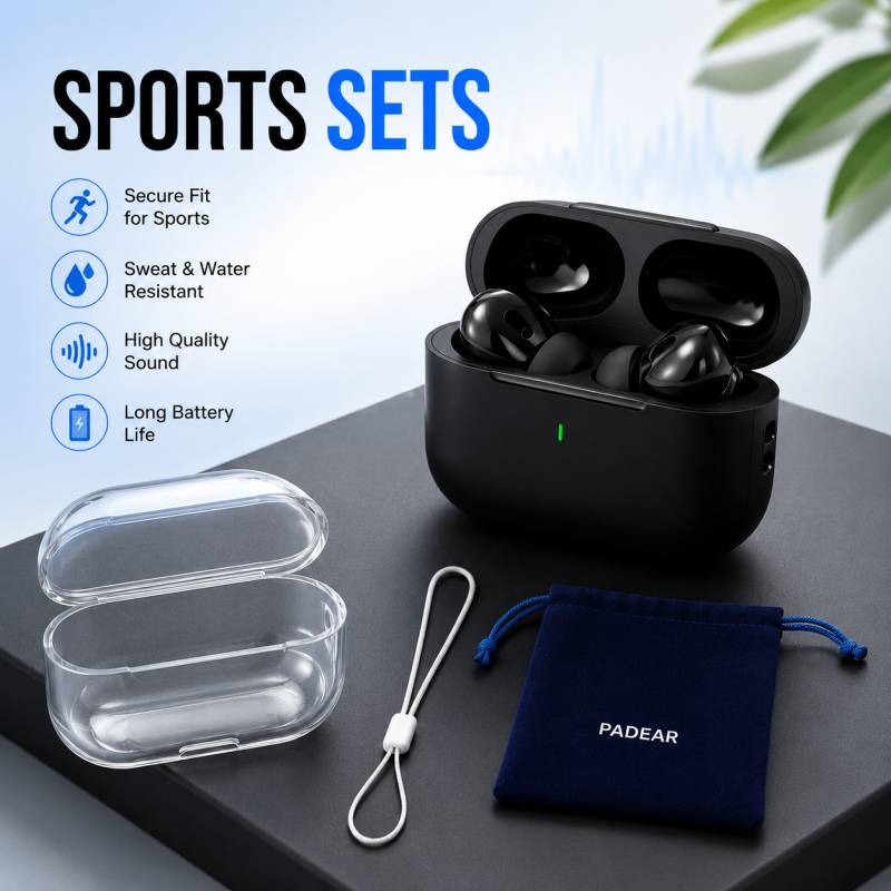 AirPods Wireless Headset – Black - image 3