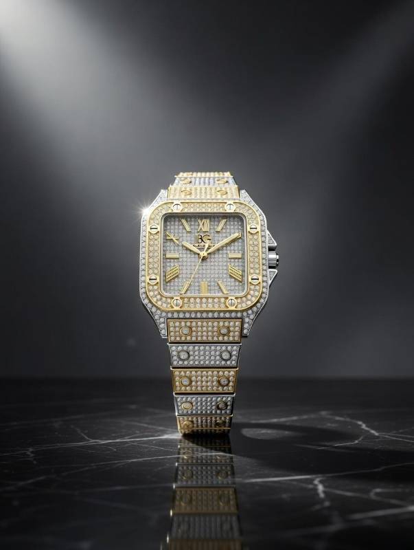 Watches for Men – Luxury Gold & Silver Stainless Steel Chronograph Watch