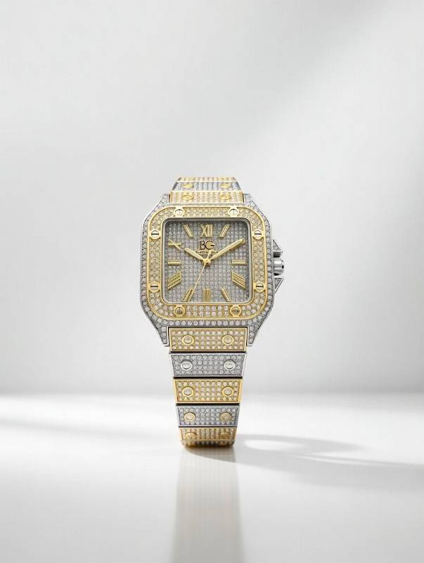 Watches for Men – Luxury Gold & Silver Stainless Steel Chronograph Watch - image 3