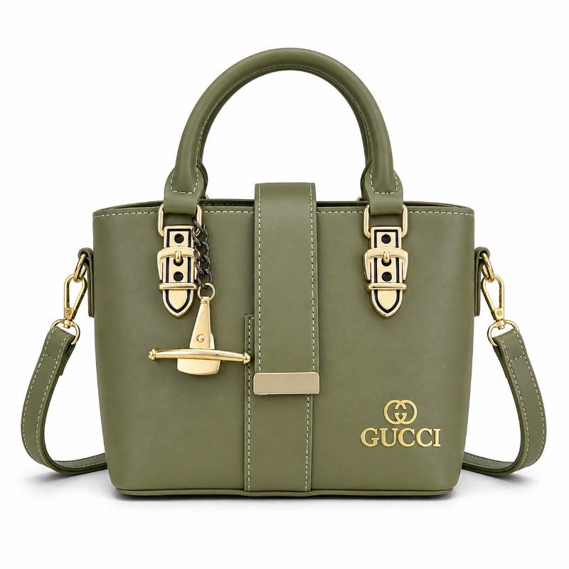 Women Hand Bag – Stylish Olive Green Mini Tote Bag Premium Design (Hand + Crossbody)