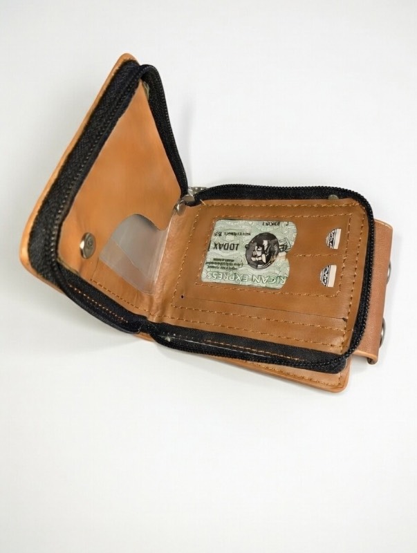 Wallet for Men - Luxury Brown Leather Long Clutch Wallet with Multi-Card Organizer and Zipper Pocket - image 2