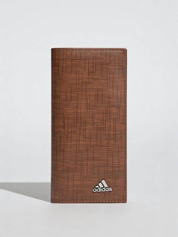 Men’s Long Leather Wallet – Multiple Card Slots With ID Window & Zipper Pocket | Camel Brown Wallet