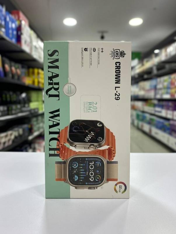 Crown L-29 Smart Watch - 2.01" Infinite Display | Bluetooth Calling | Wireless Charging | Premium Quality