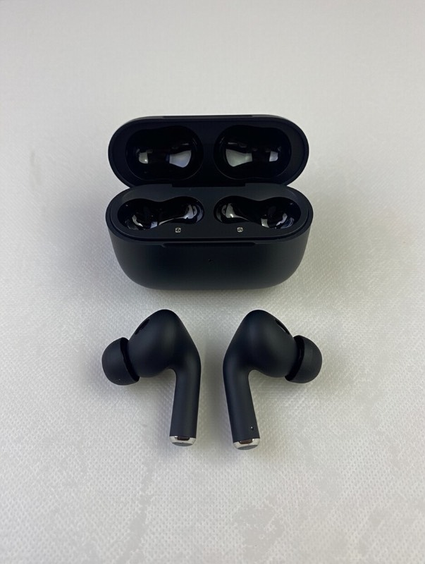 Earbuds Black - 12 Months Official Warranty - AirPods Pro Style TWS with Active Noise Cancellation - image 2