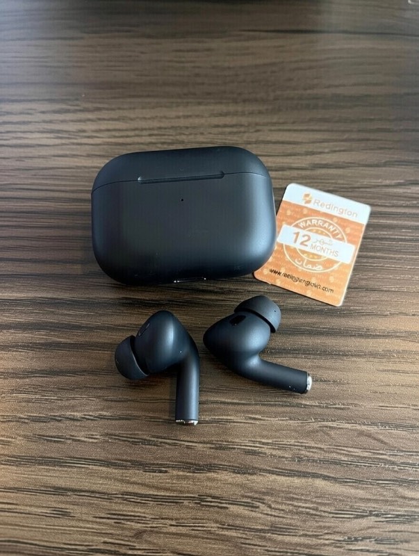 Earbuds Black - 12 Months Official Warranty - AirPods Pro Style TWS with Active Noise Cancellation - image 3
