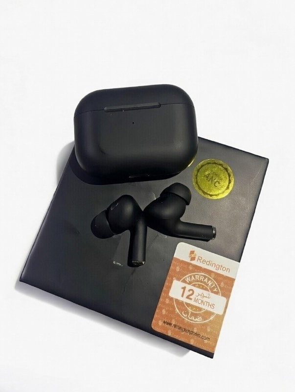 Earbuds Black - 12 Months Official Warranty - AirPods Pro Style TWS with Active Noise Cancellation - image 4