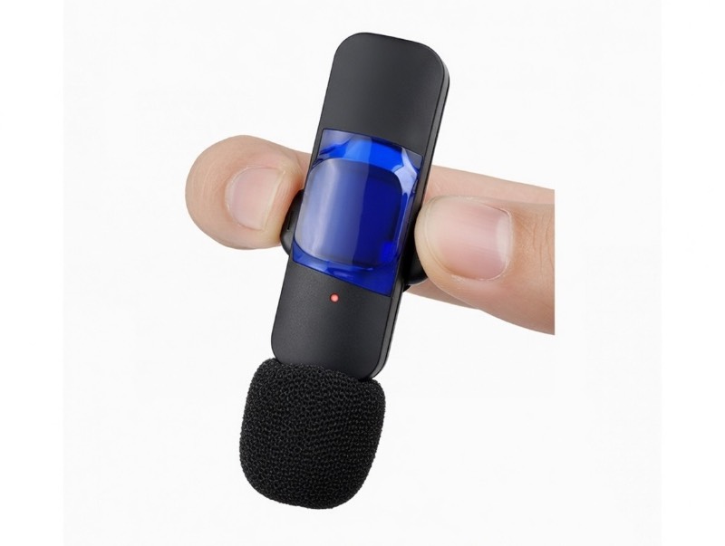 K9 Wireless Lavalier Microphone Dual Clip-On - Noise Cancelling Lapel Mic for Phone Vlog Live Streaming Interview (Type-C & Lightning Compatible) - image 3