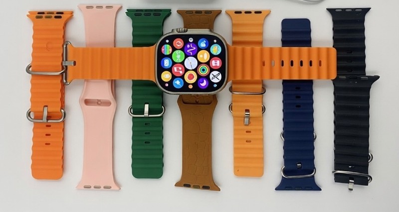 HiWatch Pro Series 109 Smartwatch - Apple Watch Style with Multiple Straps, Bluetooth Calling, Heart Rate & Health Monitoring