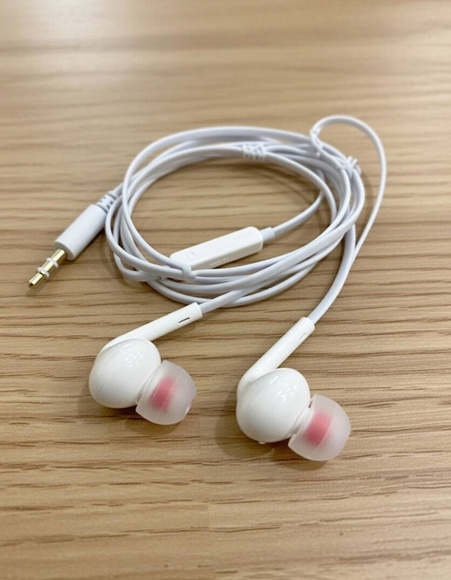 Heads Wired Earphones - Strong Bass In-Ear Headphones with Inline Microphone & Multifunction Button