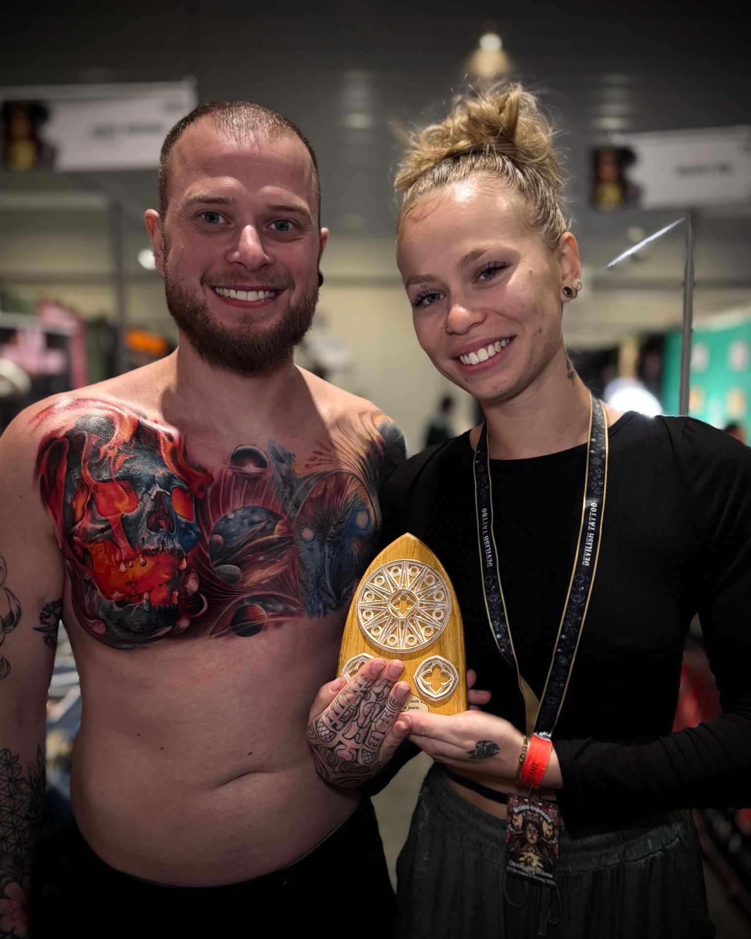 Chest complet, crâne réalisé sur 2 jours.