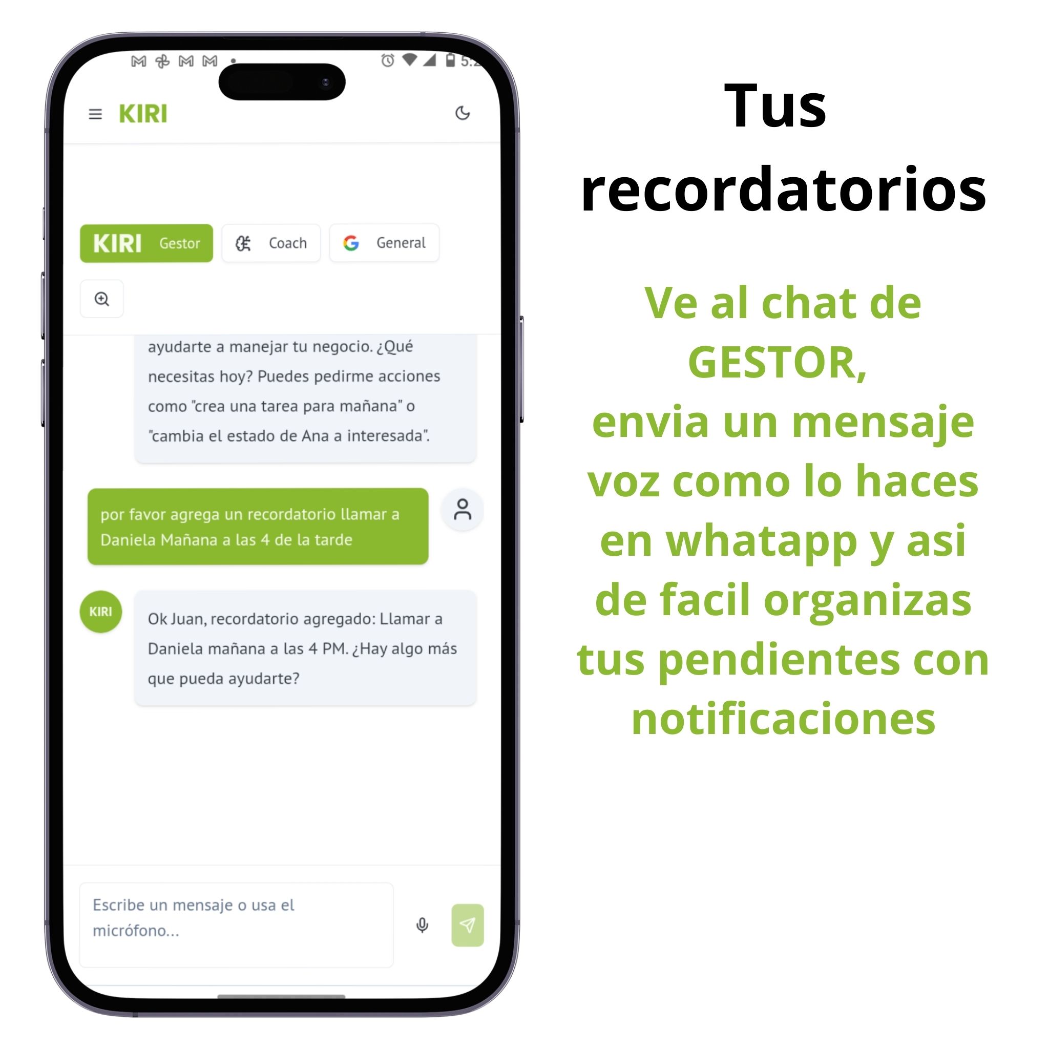Captura de pantalla de la función: Automatización y Eventos en Vivo