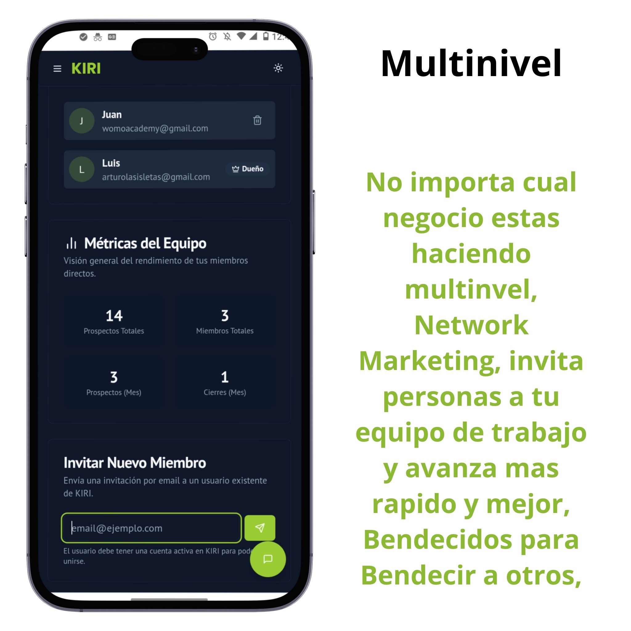 Captura de pantalla de la función: Colaboración Inteligente: Tu Equipo, Sincronizado
