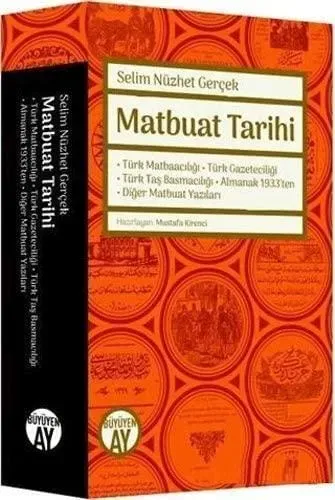 Matbuat Tarihi / Türk Matbaacılığı -Türk Gazeteciliği - Türk Taş Basmacılığı