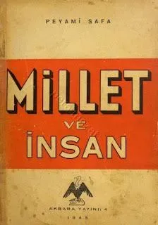 Millet ve İnsan by Peyami Safa — book cover