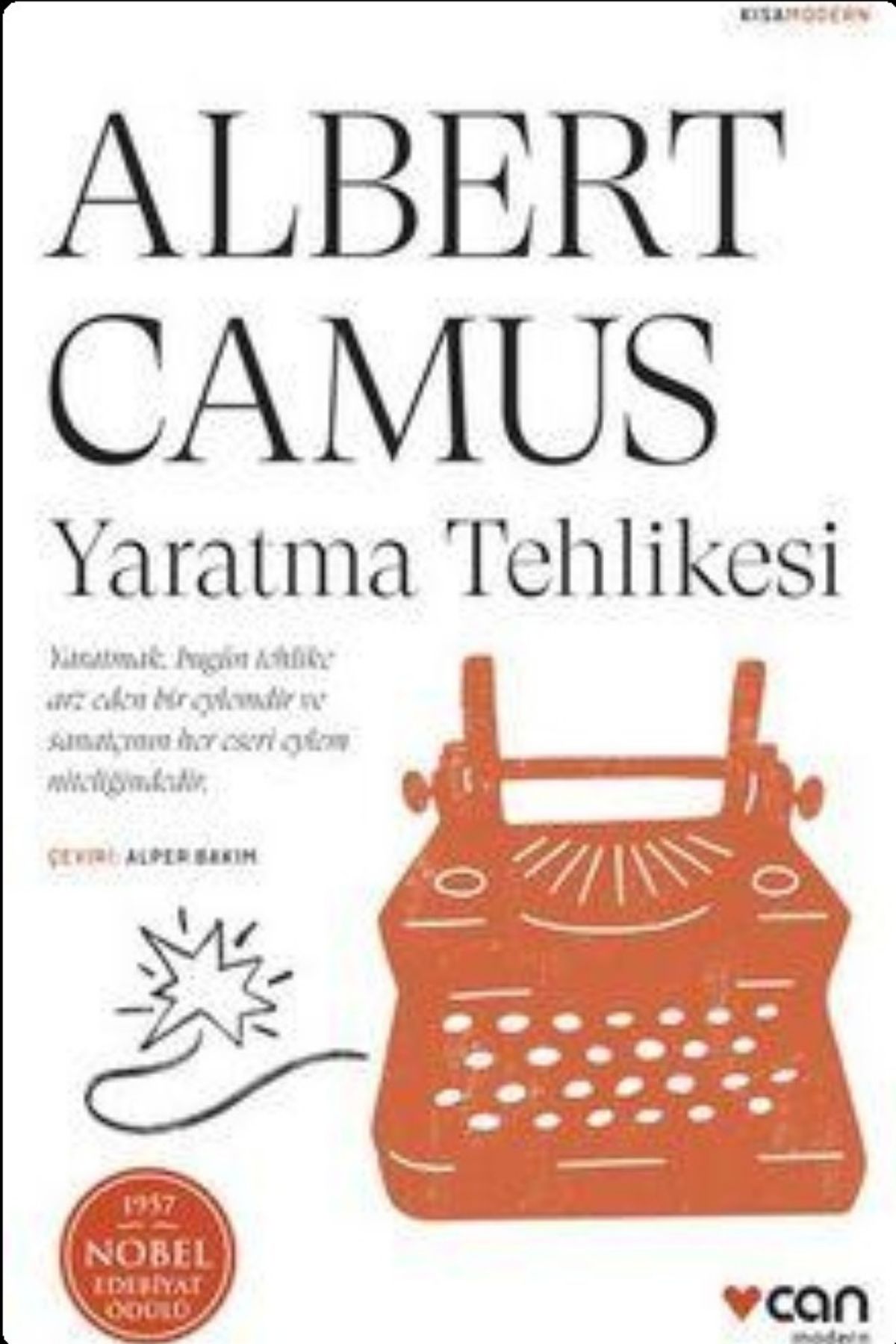 Yaratma Tehlikesi by Albert camus — book cover